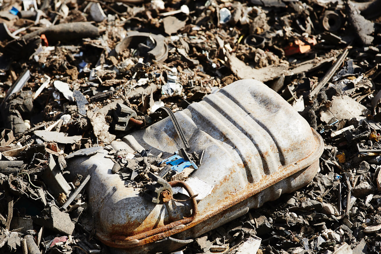 Landfill mining af shredderaffald Landfill mining af shredderaffald